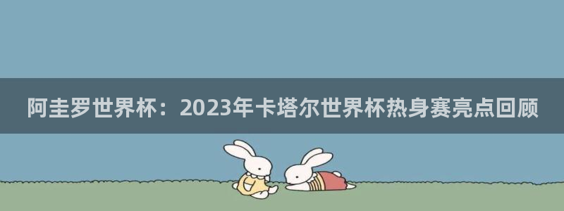 欧洲世界杯预选赛赛程：阿圭罗世界杯：2023年卡塔尔世界杯热身赛亮点回顾